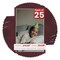 Dark Red Suede Mat Board for 27x40 Frames - Fits 25x38 Photos